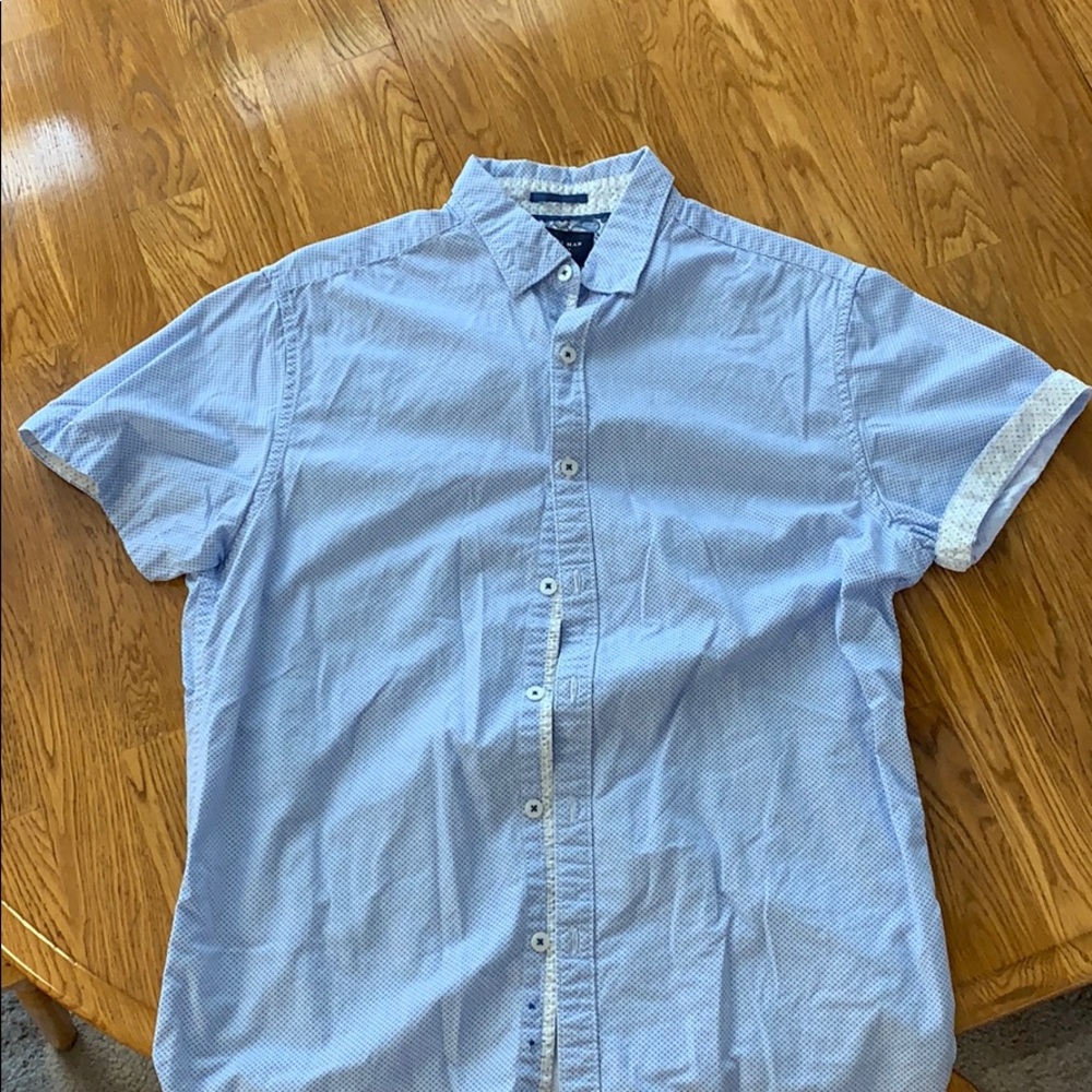 Cactus Man short sleeve button down